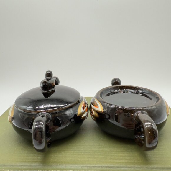 Vintage Stackable Mallard Duck Salt Pepper Shakers Japan Royal Sealy - Picture 8 of 10